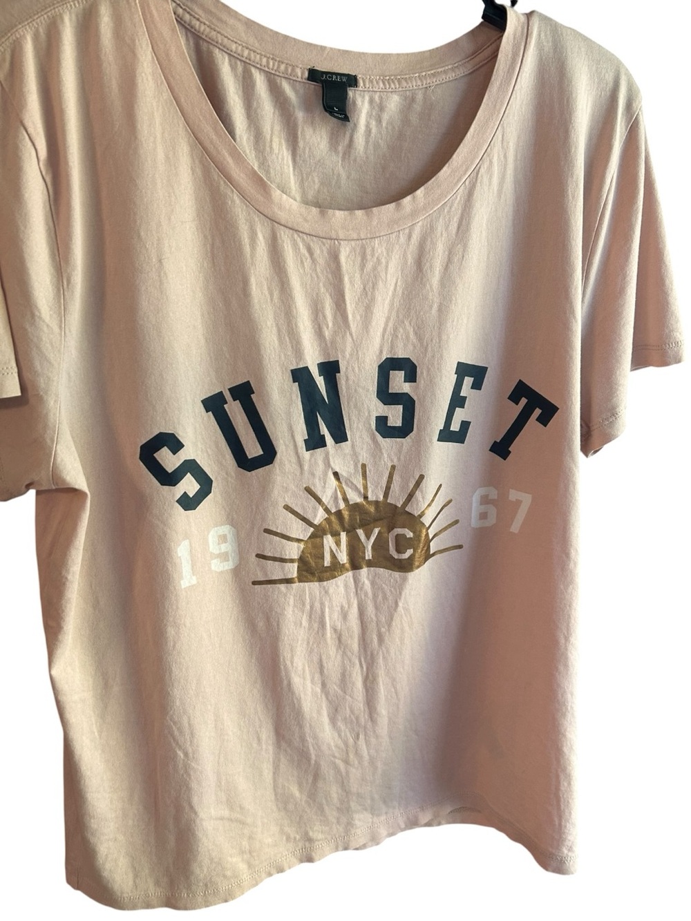 J. Crew cotton graphic tee bundle two size M, one size L (3 total) - Picture 9 of 12
